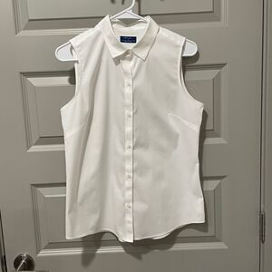 Untuckit Silvia Sleeveless Button Down Shirt size 8
